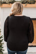 Grand Entrance Shimmer Sleeve Top- Black
