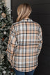 Warm In Winter Plaid Jacket- Taupe & Grey
