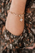 Lead With Grace Chain Bracelet- Gold