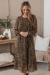 Perfect Prairies Floral Maxi Dress- Olive
