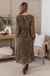 Perfect Prairies Floral Maxi Dress- Olive