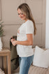 "Tis The Season" Graphic Top- Ivory