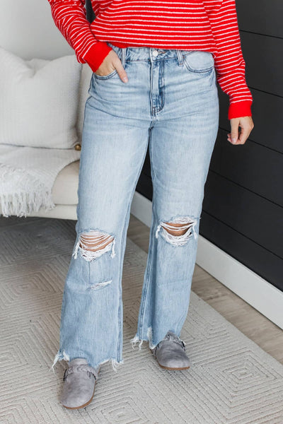 Vervet 90's Vintage Flare Jeans- Zella Wash