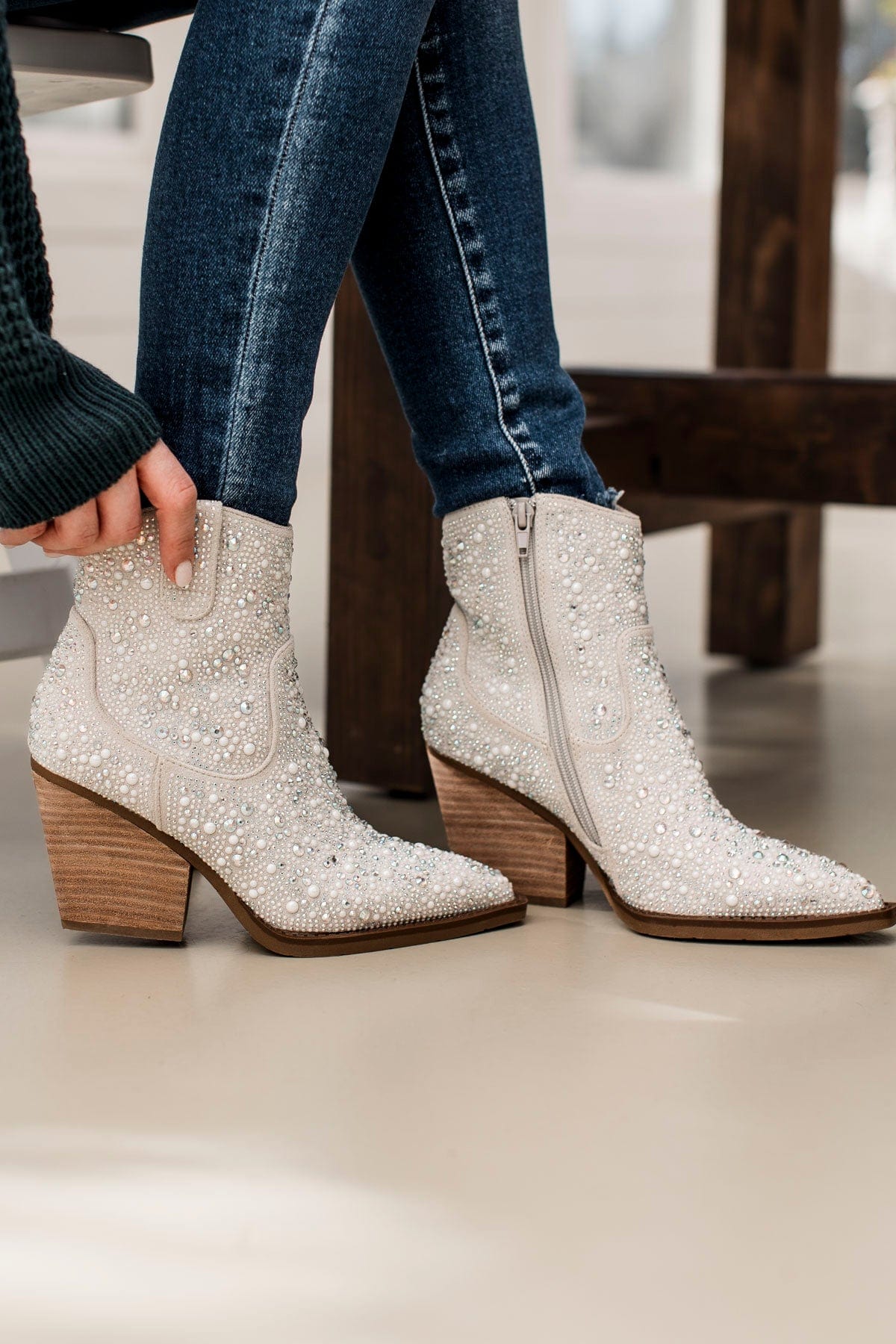 Very G Kady Pearl Boots- Silver - Main Image