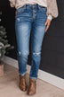 KanCan Skinny Straight Leg Jeans- Collette Wash