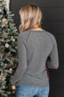 Guaranteed Smiles Knit Top- Grey