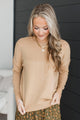 Ahead Of The Times Knit Sweater- Oatmeal