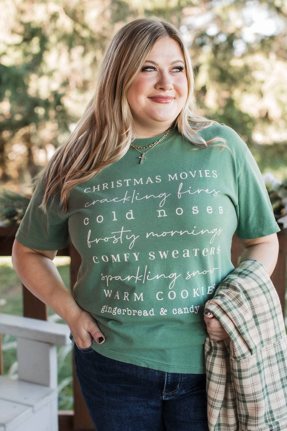 A Few Of My Favorite Things Graphic Tee- Green
