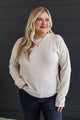 Out & About Lightweight Knit Sweater Top- Oatmeal