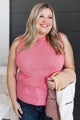 Working Together Knit Tank Top- Pink