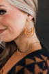 Total Stunner Teardrop Earrings- Gold