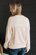 In My Feels Color Block Knit Top- Cream