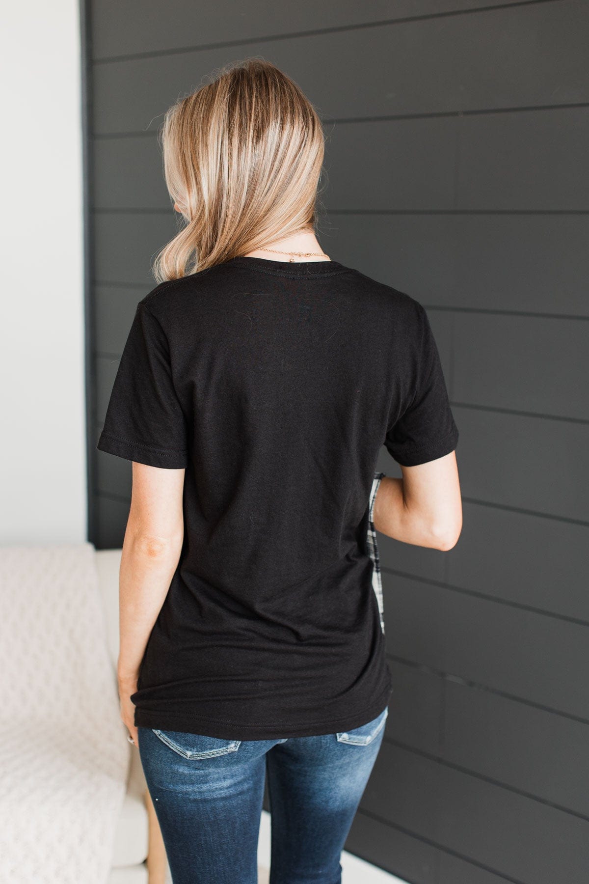 "Will Wake For Coffee" Graphic Tee- Black
