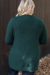 Think It Over Knit Cardigan- Forest Green