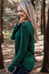 Runway Beauty Knit Sweater- Forest Green