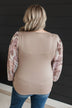 Simply Darling Puff Sleeve Top- Taupe