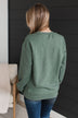 "For He Is The Reason" Crew Neck Pullover- Green