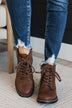 Blowfish City Ankle Boots- Rust Redwood