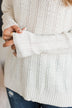 Pique Your Interest Knit Sweater- Ivory