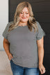 It's Who You Know Striped Top- Black & White