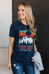 Yosemite National Park Graphic Tee- Navy