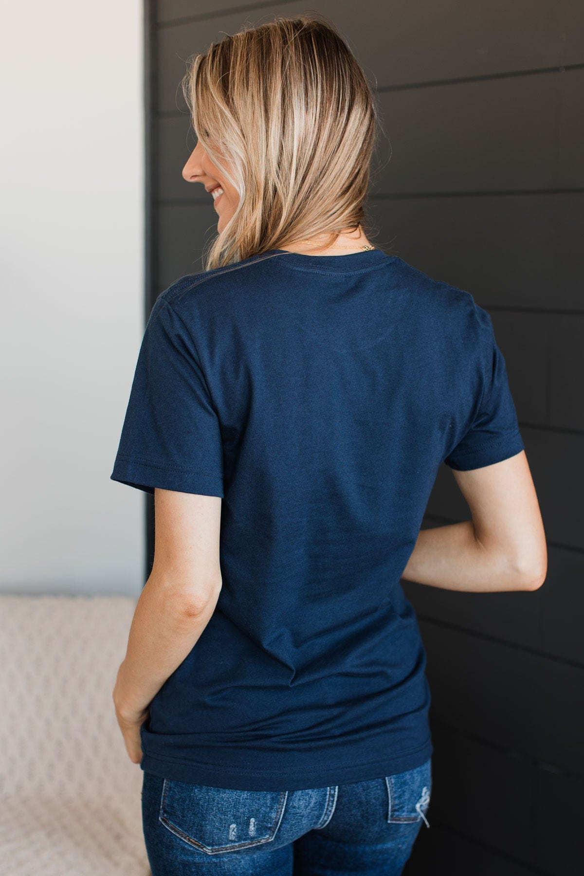 Yosemite National Park Graphic Tee- Navy