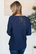 Here Together V-Neck Sweater- Navy