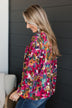 Won't Miss A Thing Floral Blouse- Fuchsia