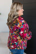 Won't Miss A Thing Floral Blouse- Fuchsia