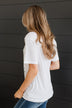 "For He Is The Reason" Graphic Tee- White