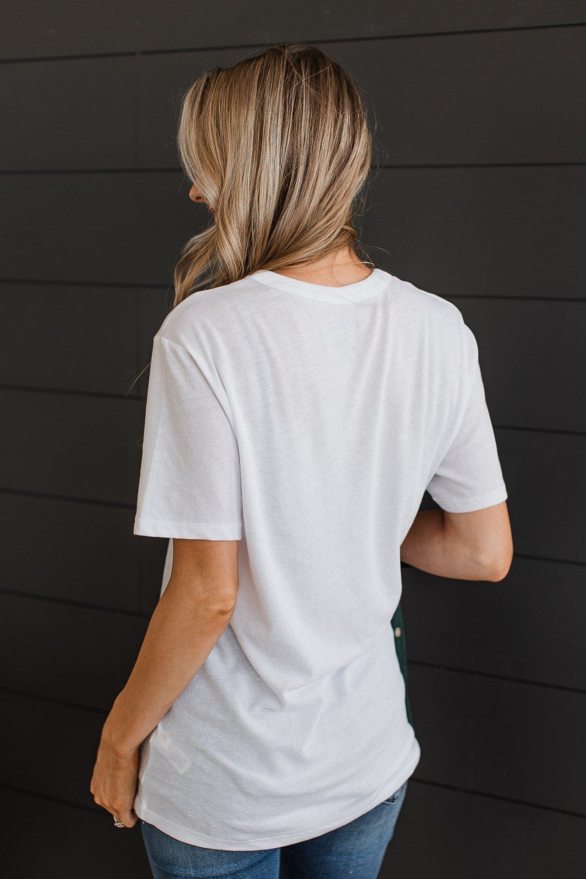 "For He Is The Reason" Graphic Tee- White