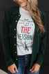 "For He Is The Reason" Graphic Tee- White