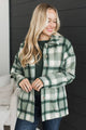 Campfire Nights Plaid Jacket- Olive