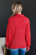 Biggest Wish Turtle Neck Sweater- Red