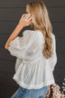 Bohemian Beauty Babydoll Top- Off-White