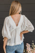Bohemian Beauty Babydoll Top- Off-White