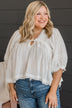 Bohemian Beauty Babydoll Top- Off-White