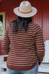 Days Like These Striped Sweater- Chocolate & Ivory