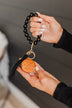 Go With The Flow Key Chain- Black