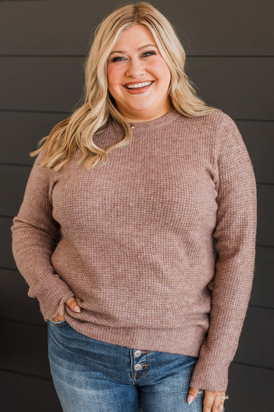 Simply Unforgettable Knit Sweater- Mocha – The Pulse Boutique