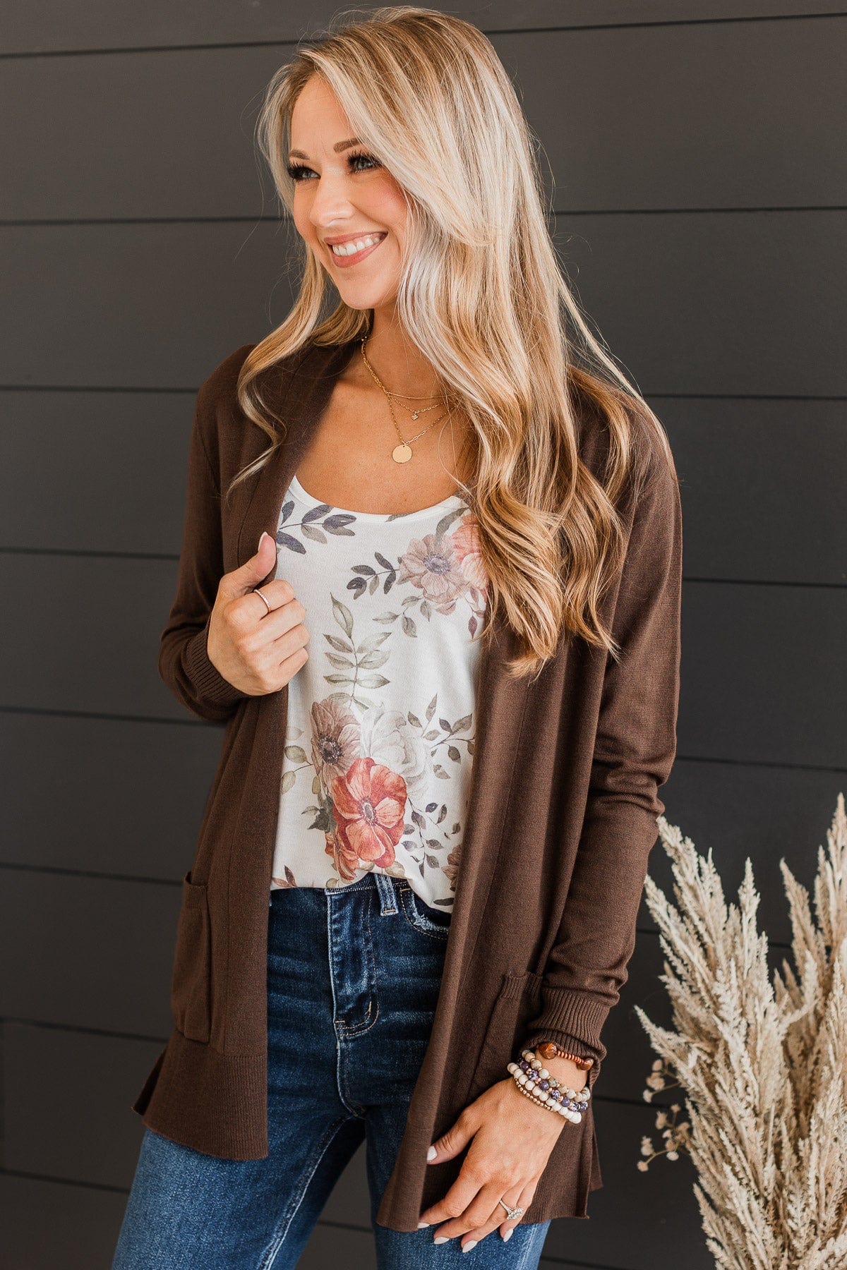 light brown cardigan outfit