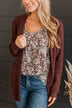 Seeing The Beauty Floral Tank Top- Brown