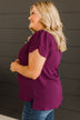 Calling For You Knit Top- Burgundy