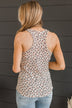 All Good Things Floral Tank Top- Oatmeal