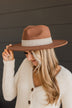Thrilled For This Wide Brim Hat- Brown
