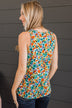 Flourishing Dreams Tank Top- Jade & Orange