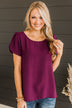 Calling For You Knit Top- Burgundy
