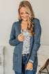 Can't Resist This Knit Cardigan- Denim
