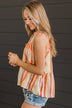 Admire From Afar Tiered Tank Top- Multi-Color