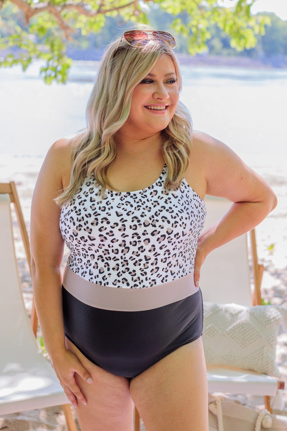 Ocean Outings One-Piece Swimsuit- Black & Leopard – The Pulse Boutique